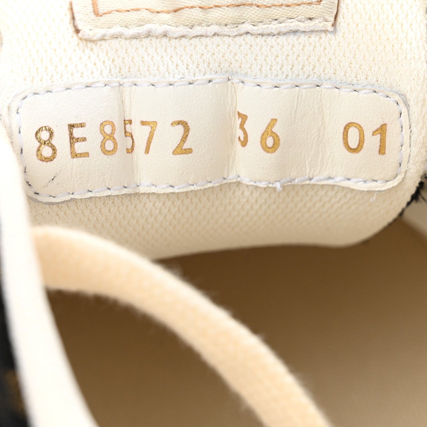 Fendi Suede Vitello Fendi Logo Match Low Top Sneakers 36 Cream Tobacco Black 9 of 10