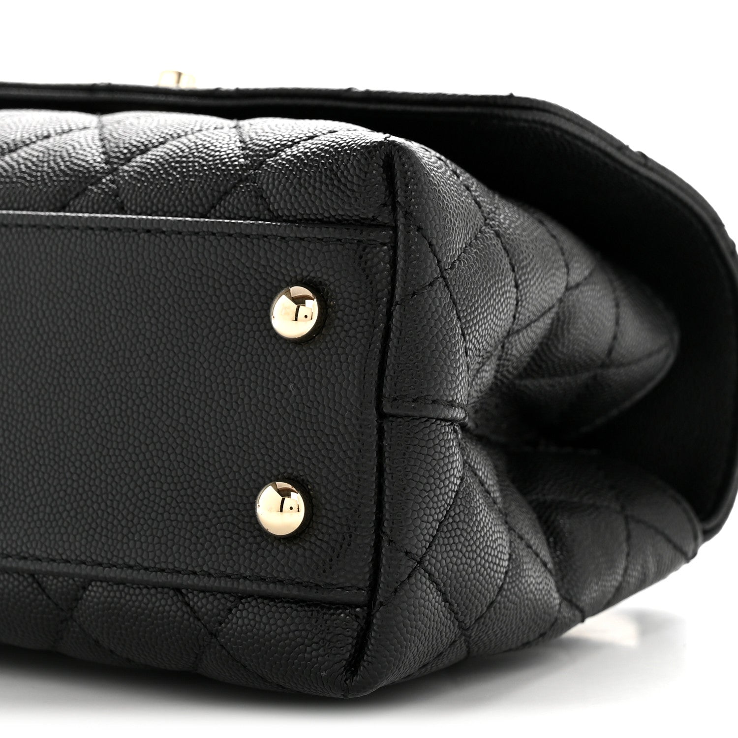 Chanel Caviar Quilted Mini Coco Handle Flap Black 10 of 14