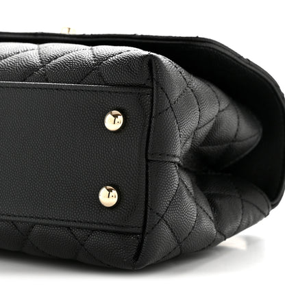 Chanel Caviar Quilted Mini Coco Handle Flap Black 10 of 14