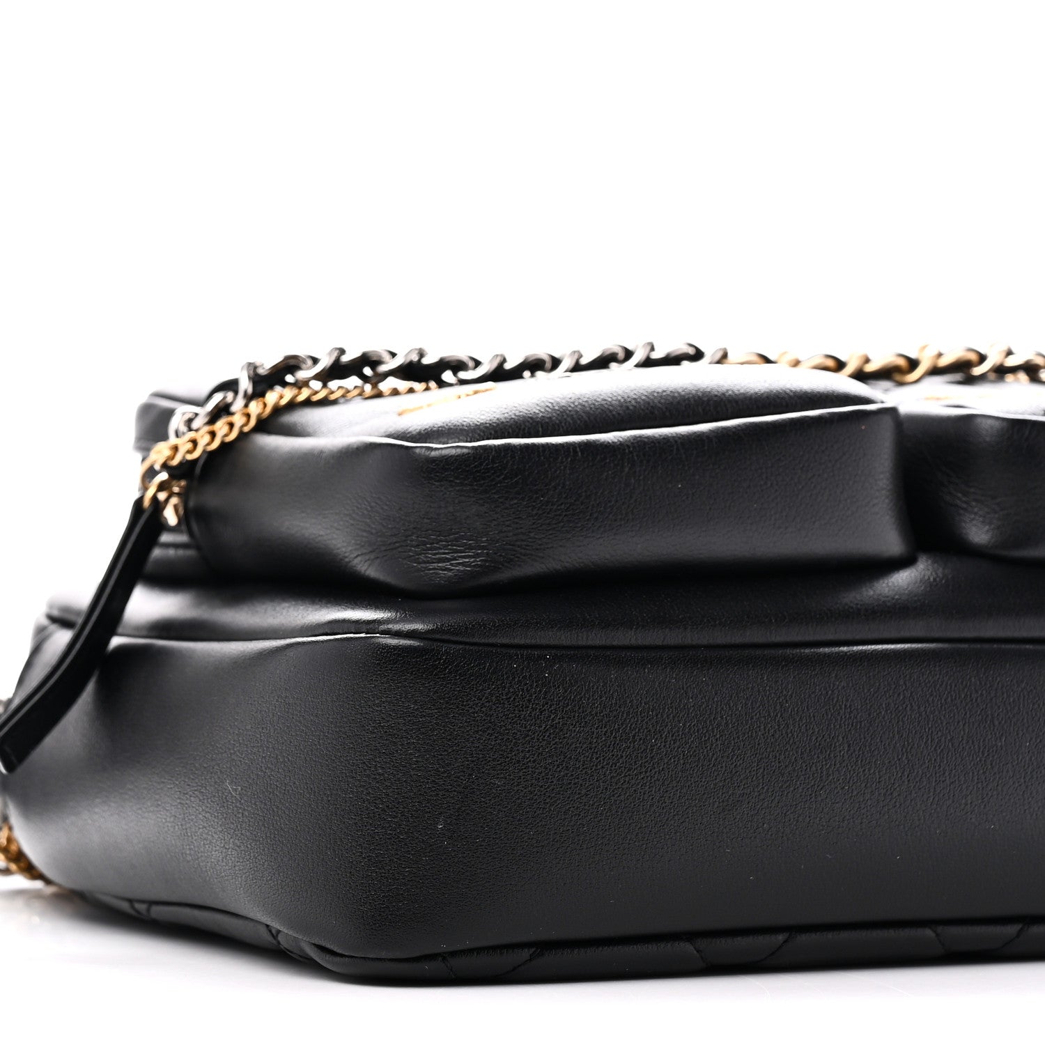 Chanel Calfskin Quilted Small Camera Case Black 9 of 11