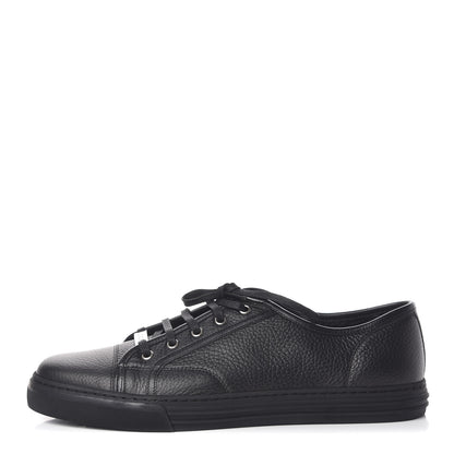 Gucci Nappa Mens Low Top Sneakers 10.5 Black 1 of 9