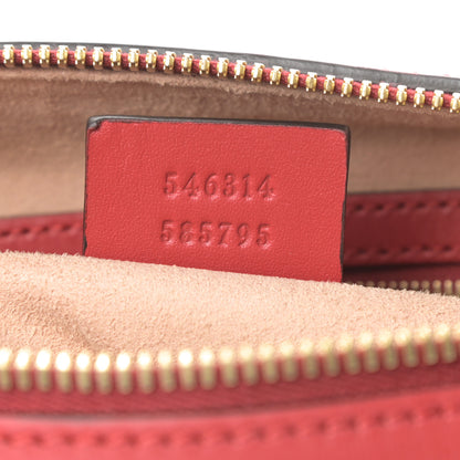 Gucci GG Supreme Monogram Blooms Small Boston Beige Blue Navy Hibiscus Red 7 of 10