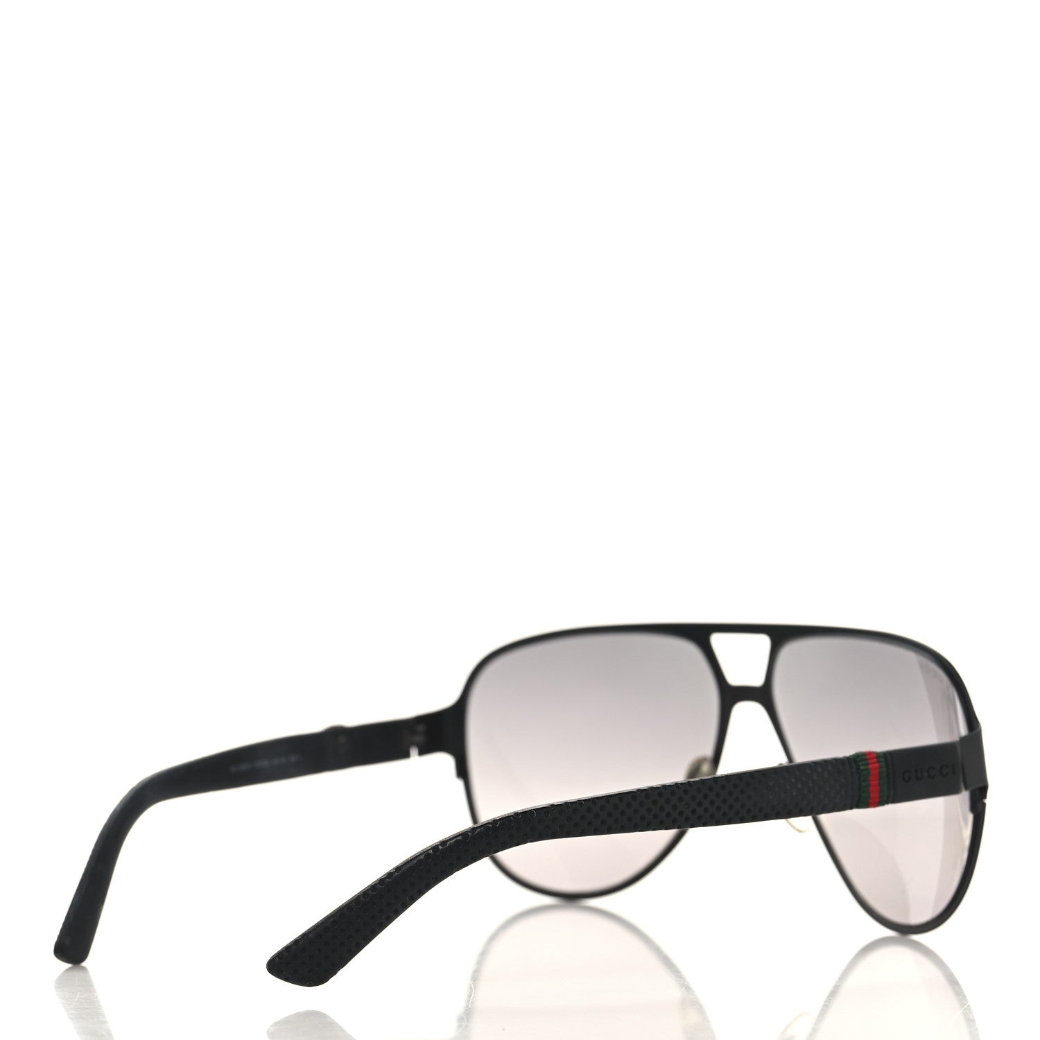 Gucci Acetate Web Aviator Sunglasses GG2252/S Black 4 of 6