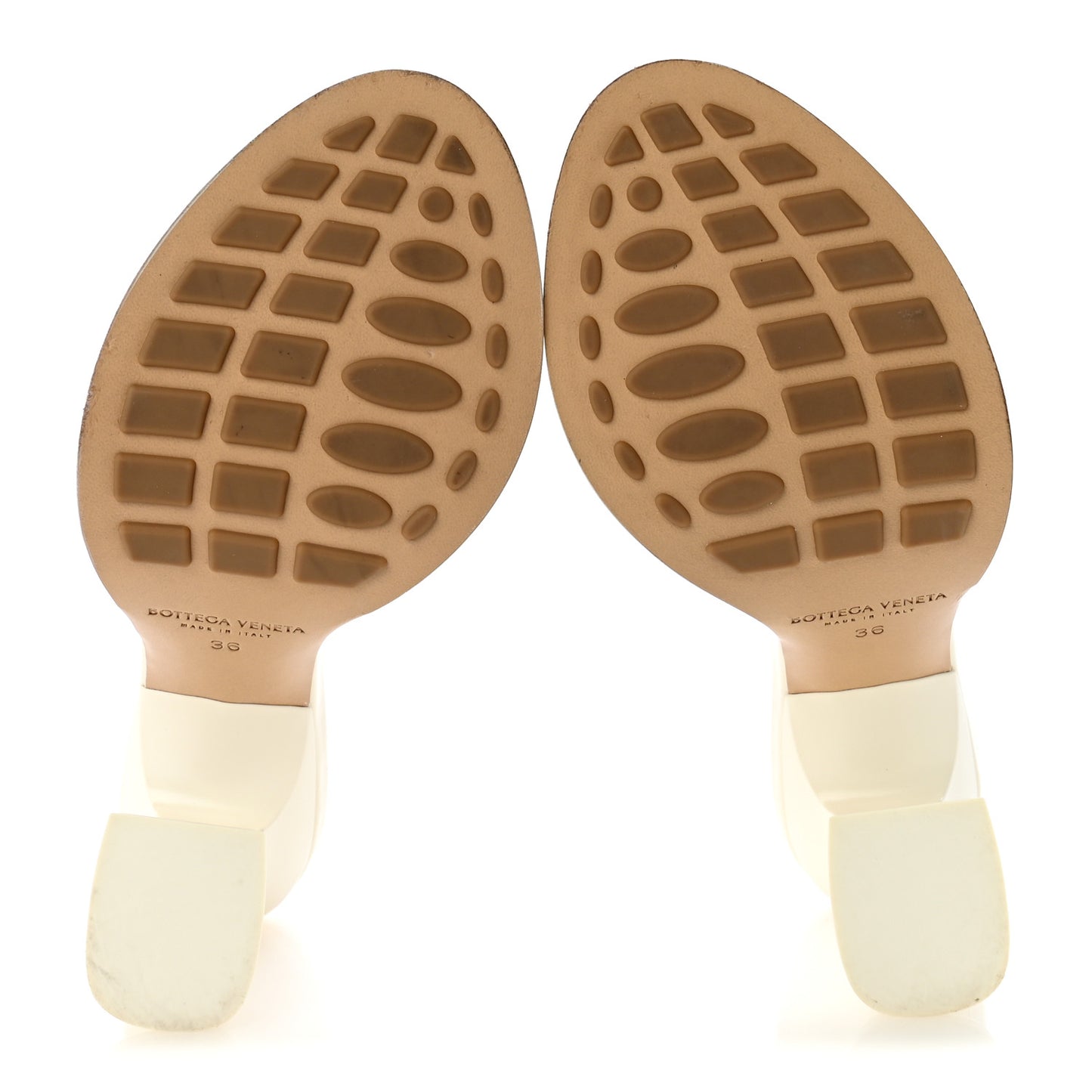 Patent Cha Cha Mule Pumps 36 White