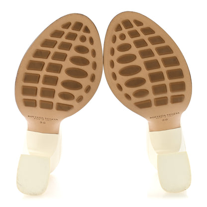 Bottega Veneta Patent Cha Cha Mule Pumps 36 White 6 of 8