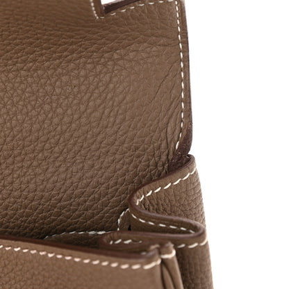 Hermes Togo Kelly Retourne 28 Etoupe 11 of 13