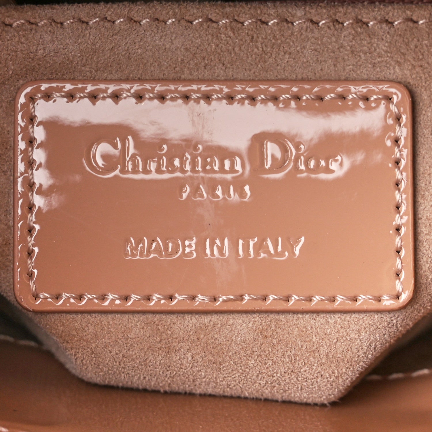 Christian Dior Patent Cannage Mini Lady Dior Light Pink 6 of 11