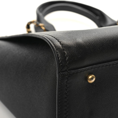 Chanel Caviar Small Studded Deauville Tote Black 9 of 13