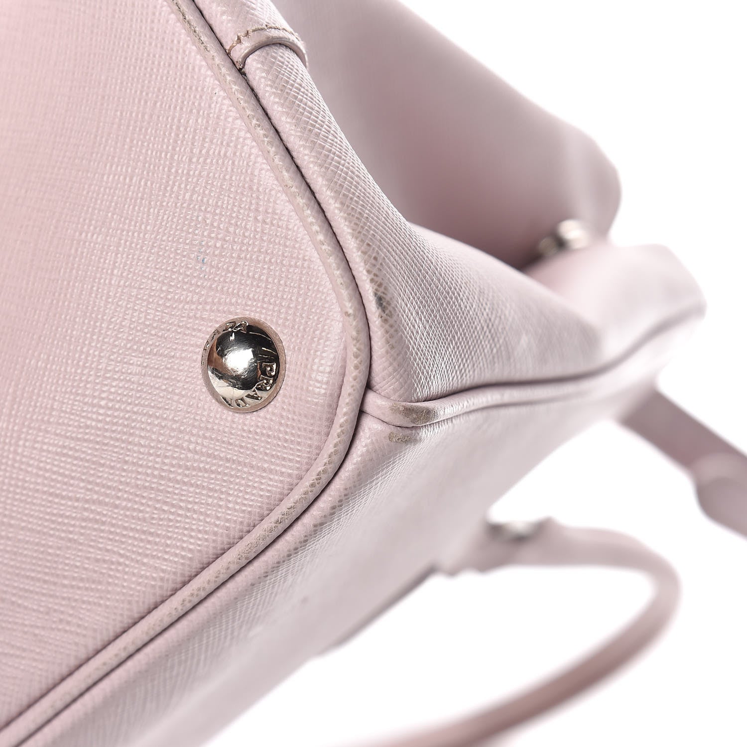 Prada Saffiano Small Galleria Double Zip Tote Mughetto 17 of 19