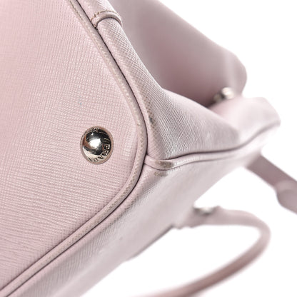 Prada Saffiano Small Galleria Double Zip Tote Mughetto 17 of 19