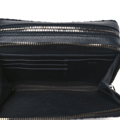 Christian Dior Oblique Zipped With Strap Pouch Black 5 of 11