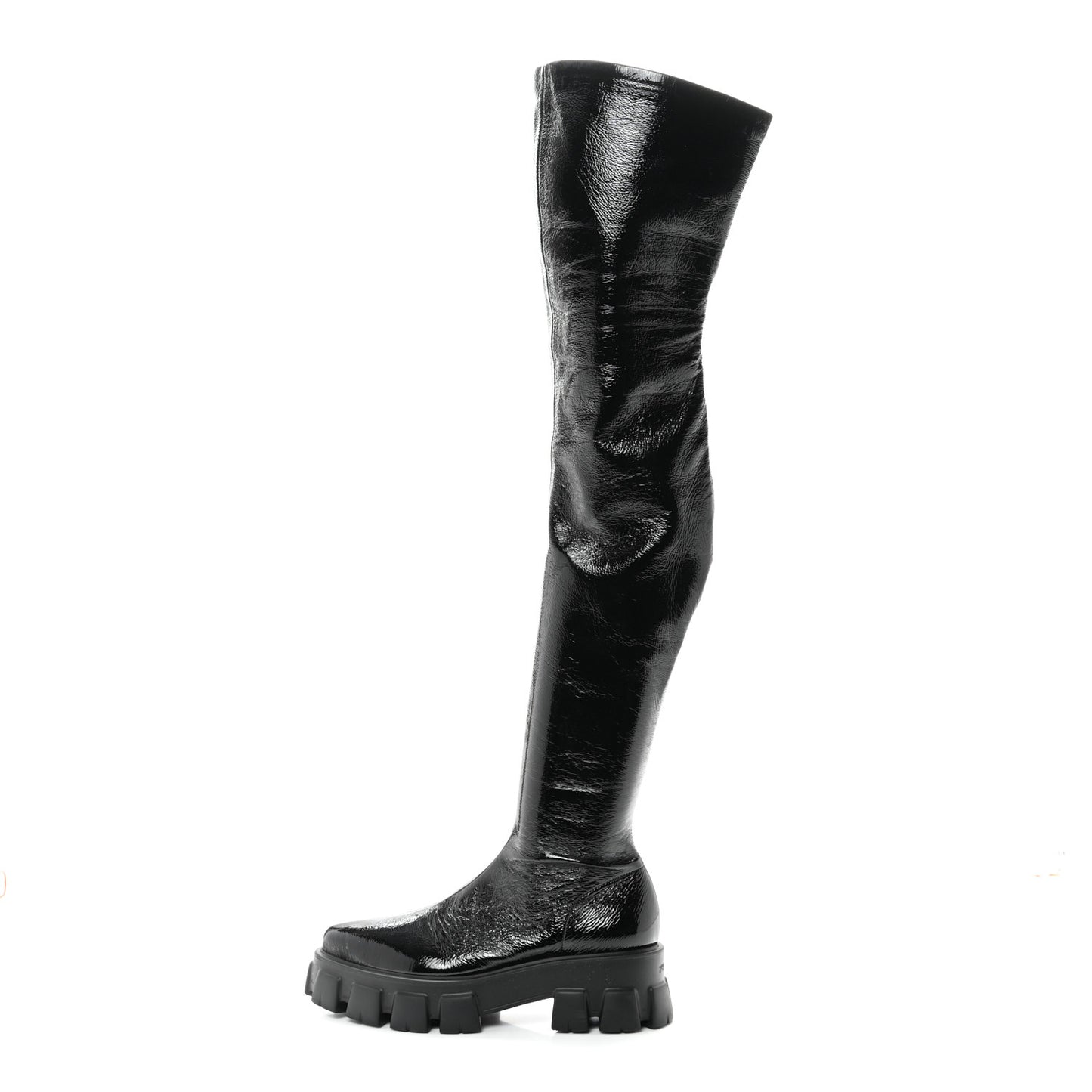 Patent Naplak Tech Monolith 55mm Over The Knee Boots 39 Black