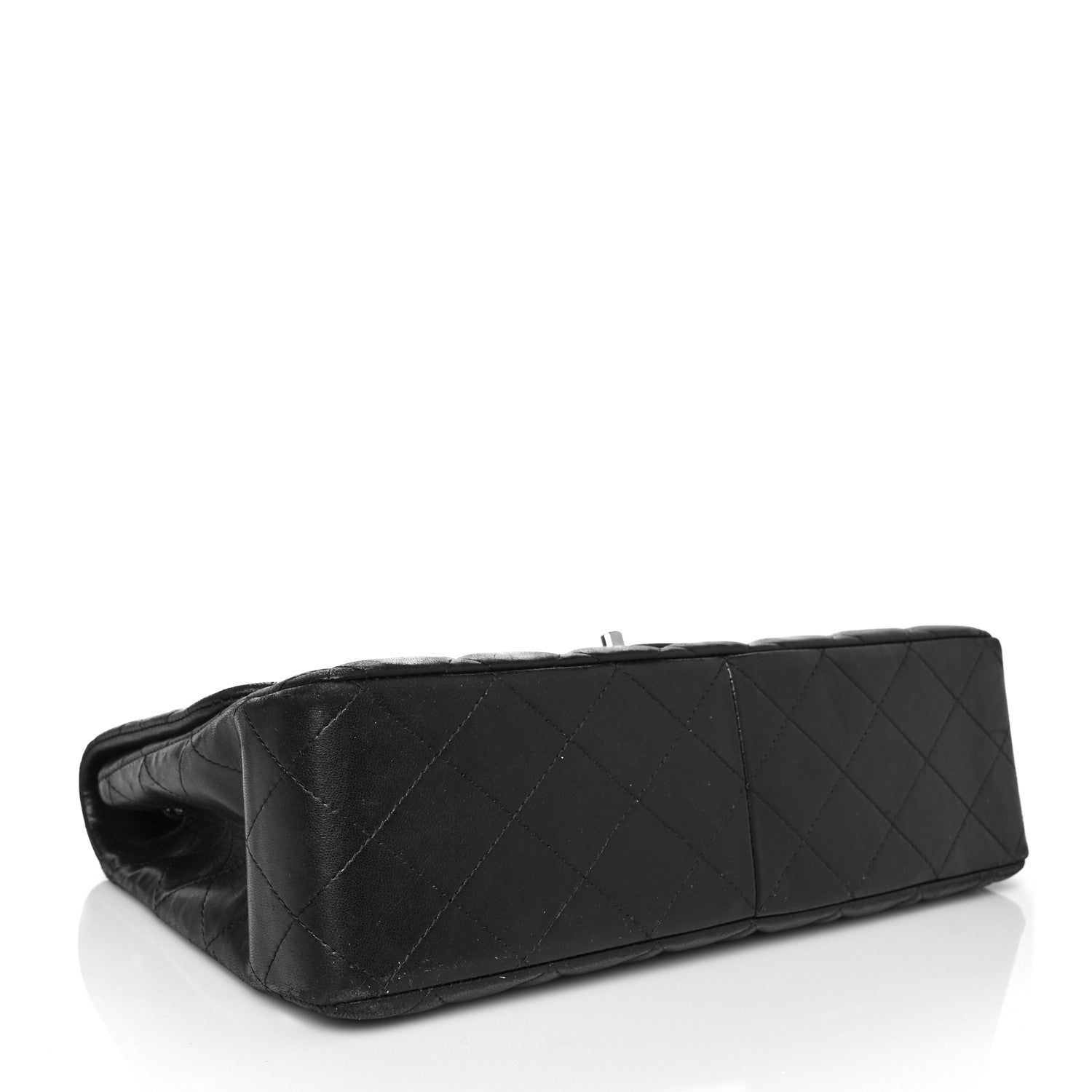 Chanel Lambskin Quilted Jumbo Single Flap Black 3 of 10
