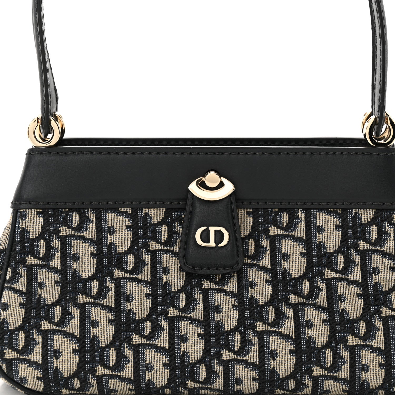 Christian Dior Oblique Key Bag Blue 5 of 9