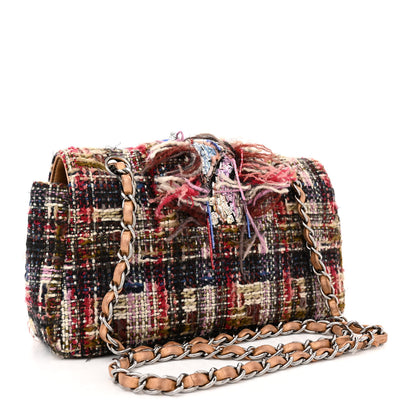 Chanel Tweed Sequin Small Fantasy Single Flap Multicolor 3 of 13