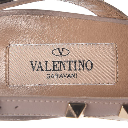 Valentino Garavani Nappa Rockstud Half D'Orsay Slingback 85mm Pumps 38 Light Ivory Poudre 7 of 9