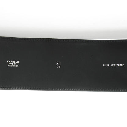 Chanel Patent CC Wide Belt 70 28 Black 5 of 5