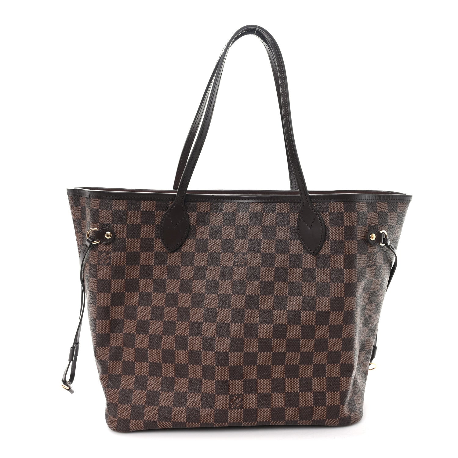 Louis Vuitton Damier Ebene Neo Neverfull MM Rose Ballerine 1 of 13