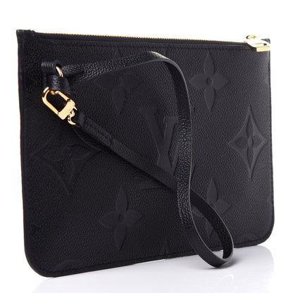 Louis Vuitton Empreinte Monogram Giant Neverfull MM Pochette Black 6 of 18