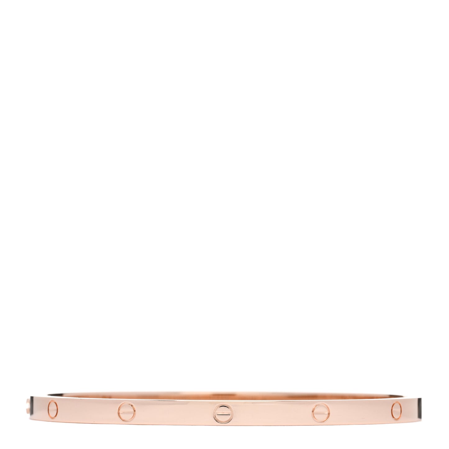 18K Pink Gold Small LOVE Bracelet 17