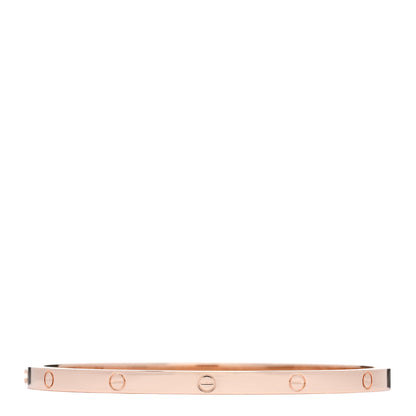 Cartier 18K Pink Gold Small LOVE Bracelet 17 2 of 8