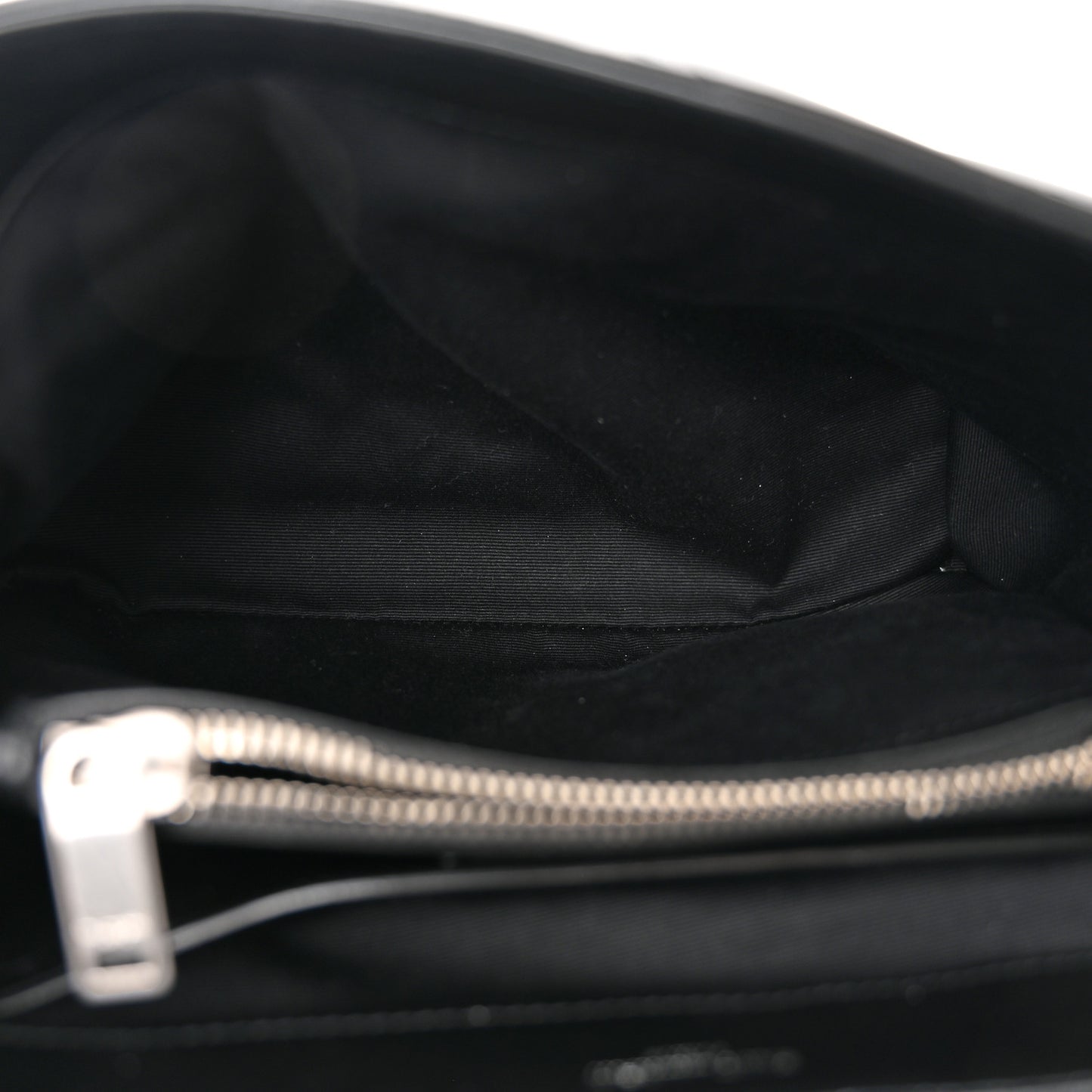 Calfskin Y Quilted Monogram Small Loulou Chain Satchel Black