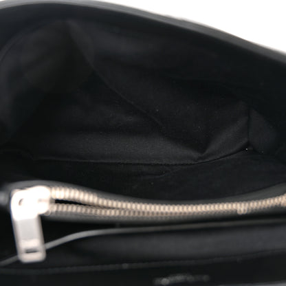 Saint Laurent Calfskin Y Quilted Monogram Small Loulou Chain Satchel Black 5 of 10