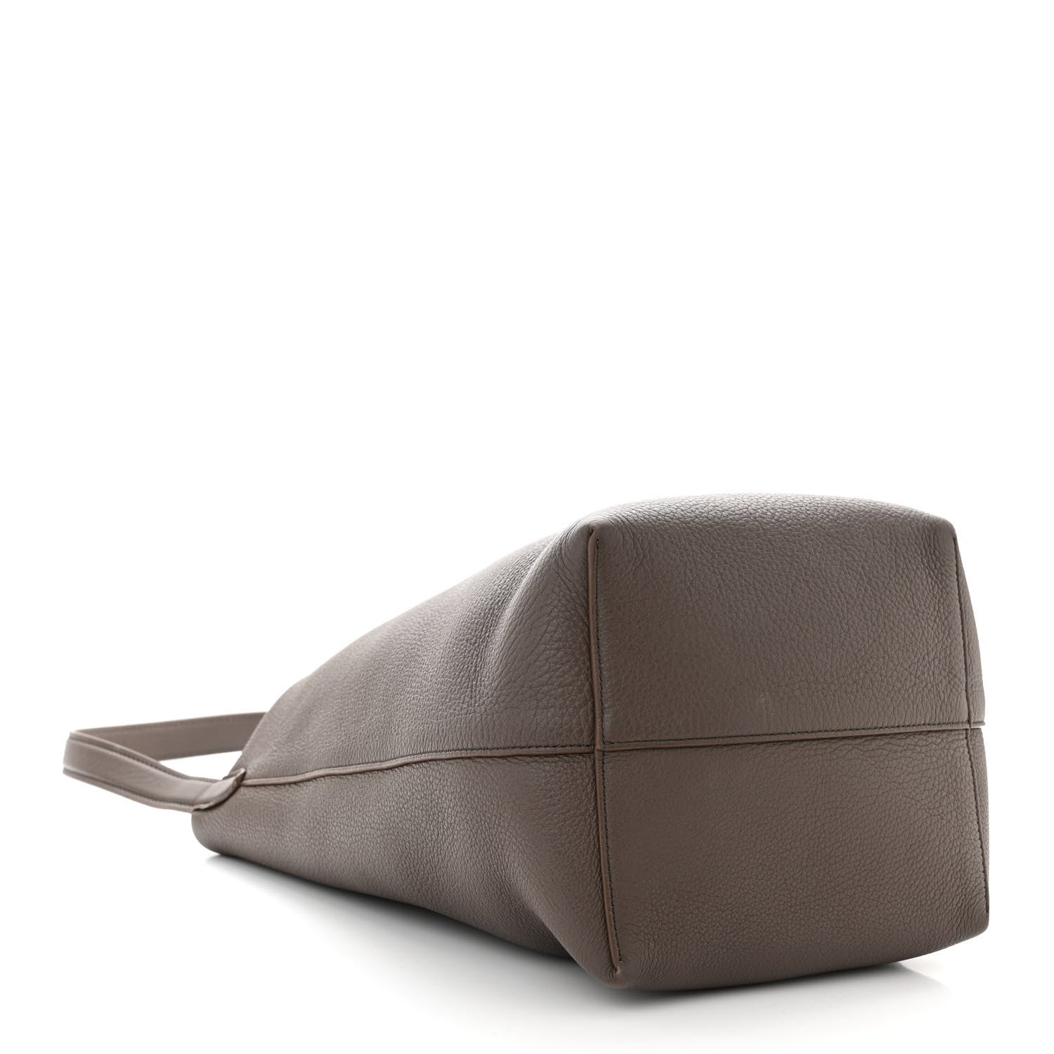 The Row Grained Calfskin Medium N/S Park Tote Dark Taupe 4 of 9