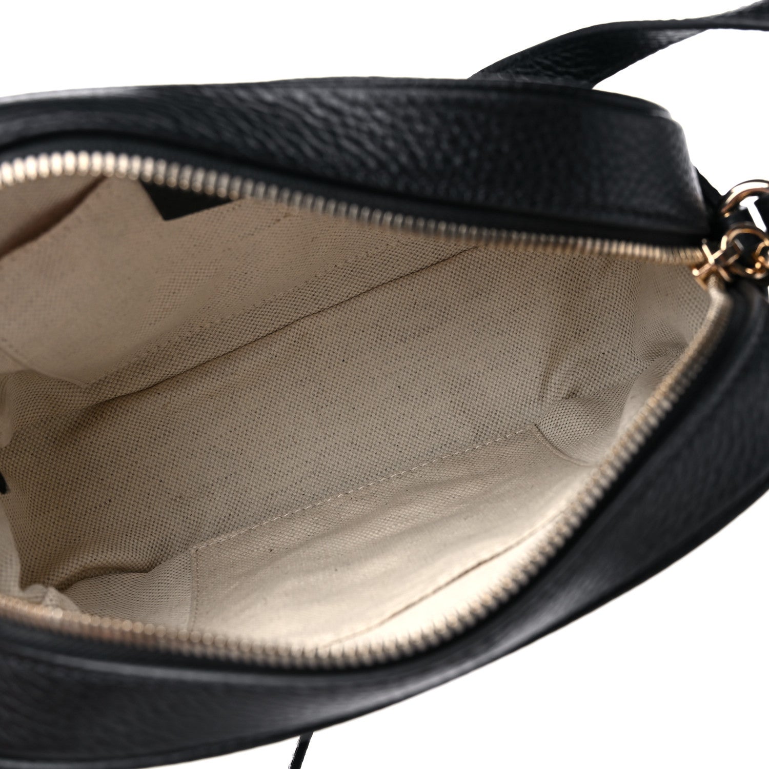 Gucci Pebbled Calfskin Small Soho Disco Bag Black 4 of 8