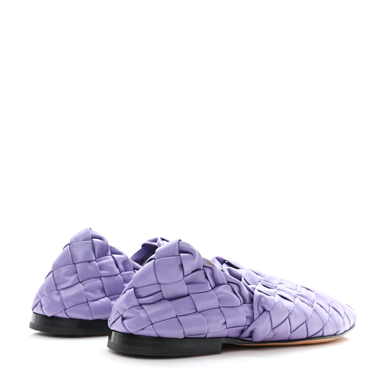 Bottega Veneta Lagoon Nappa Intrecciato Slipper Flats 39.5 Lavender 5 of 8