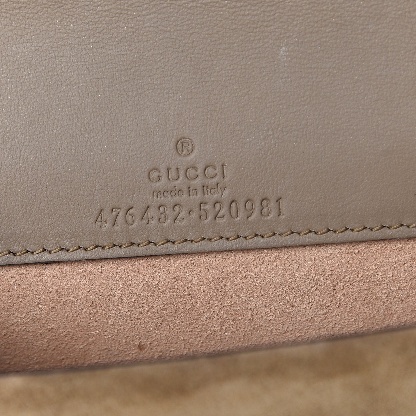 GG Supreme Monogram Super Mini Dionysus Shoulder Bag Taupe