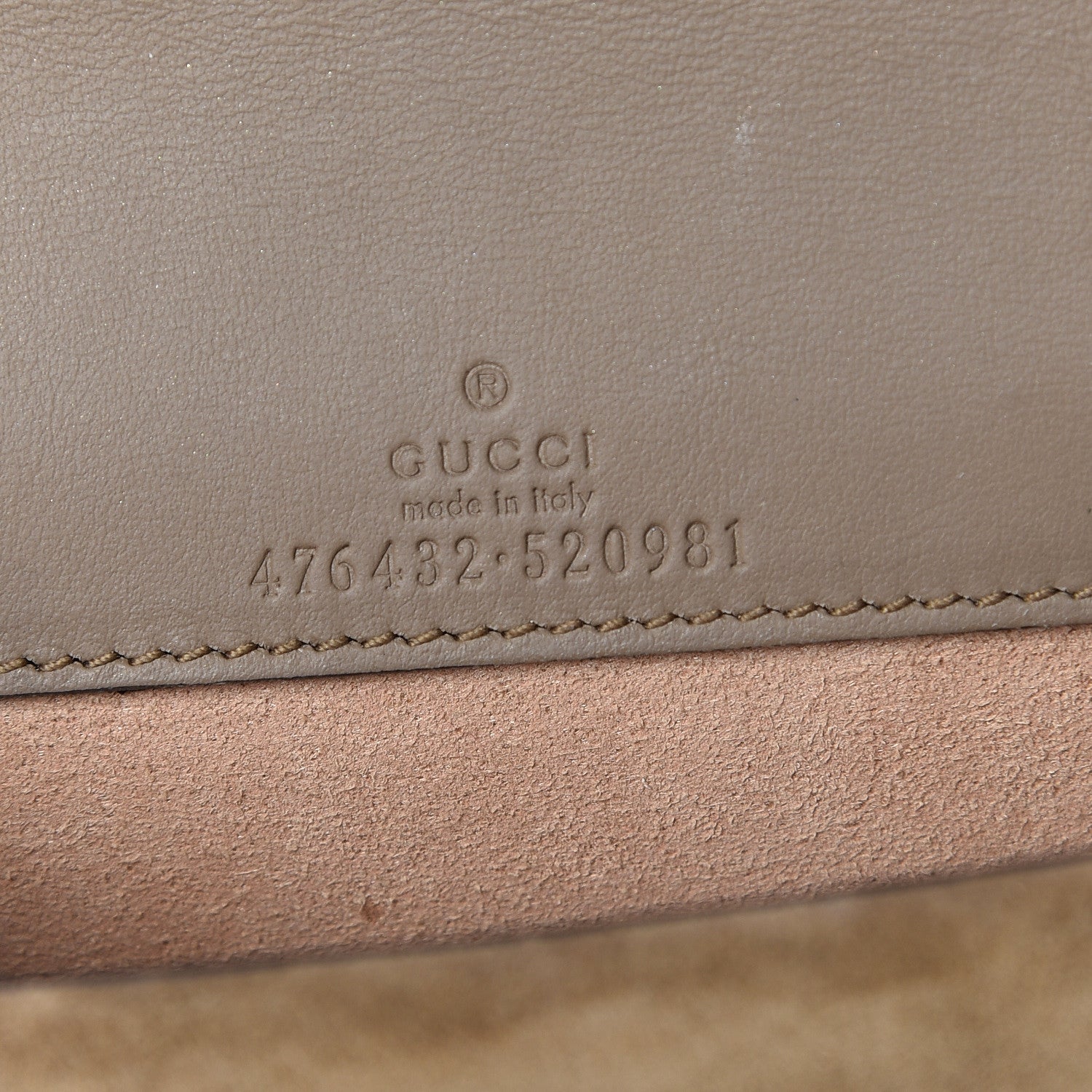 Gucci GG Supreme Monogram Super Mini Dionysus Shoulder Bag Taupe 8 of 9