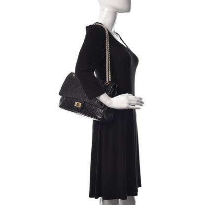 Chanel Aged Calfskin Quilted 50th Anniversary 2.55 Reissue 227 Flap Black 2 of 11