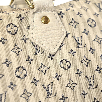 Louis Vuitton Mini Lin Croisette Speedy 30 Blue 21 of 30