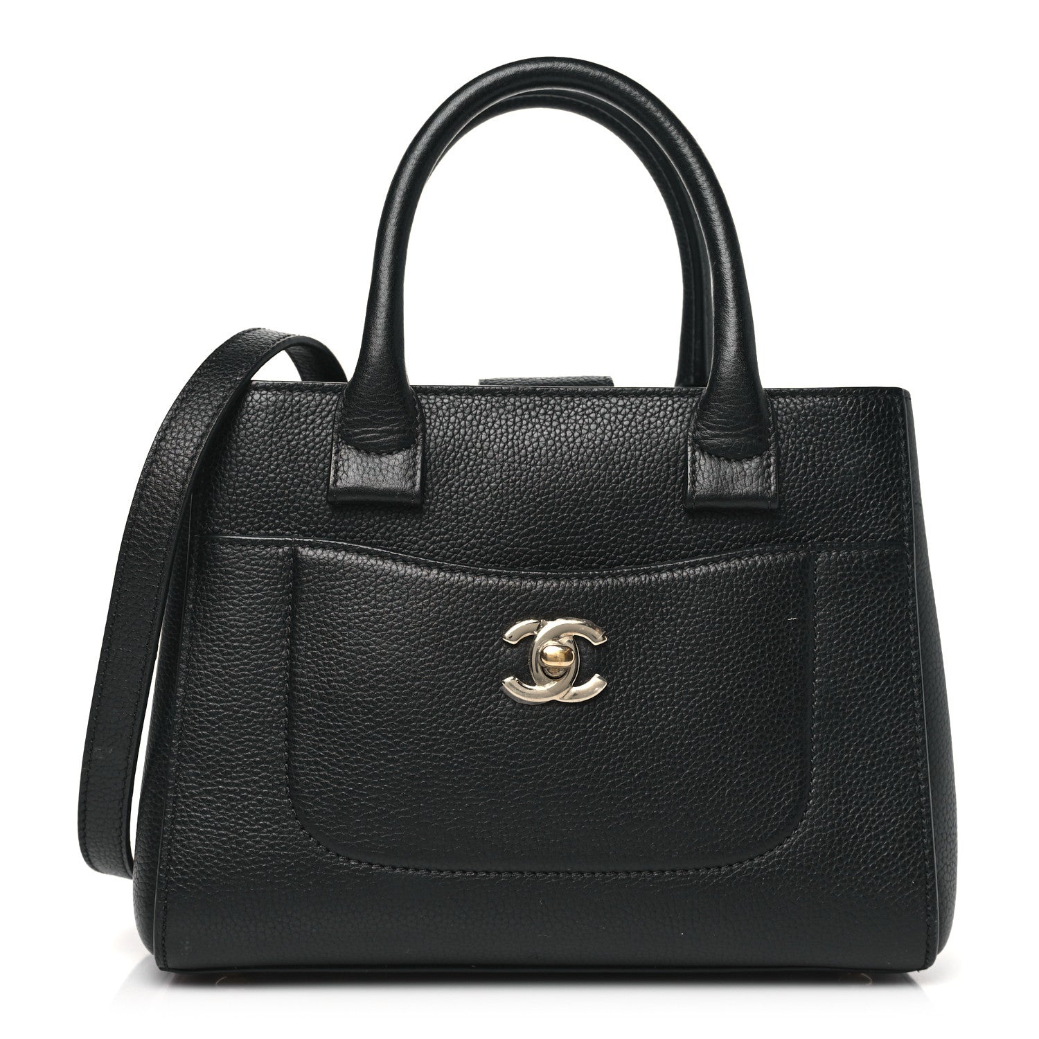 Chanel Grained Calfskin Mini Neo Executive Shopper Tote Black 1 of 11