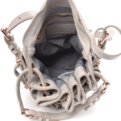 Alexander Wang Pebbled Lambskin Diego Bucket Bag Oyster 5 of 10