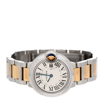 Cartier Stainless Steel 18K Yellow Gold 28mm Ballon Bleu De Cartier Quartz Watch 2 of 5