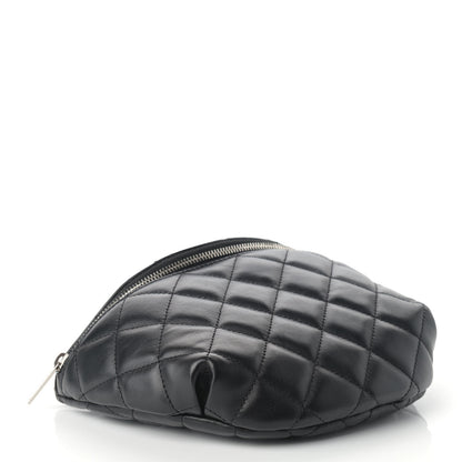 Chanel Lambskin Quilted Waist Belt Bag Black 4 of 9