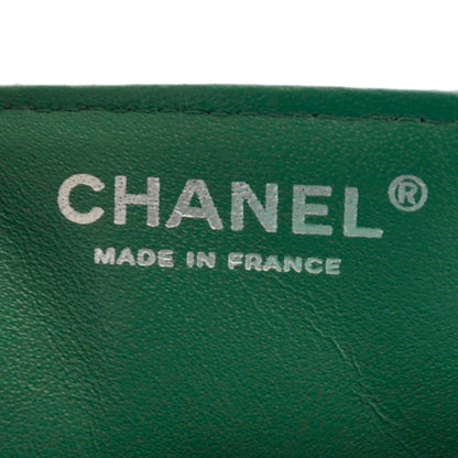 Chanel Calfskin Perforated East West Flap Green 9 of 11