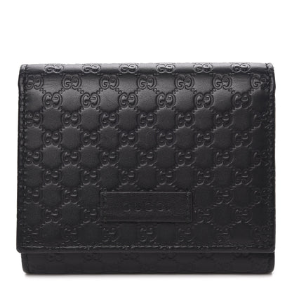 Gucci Microguccissima Flap Wallet Black 1 of 8