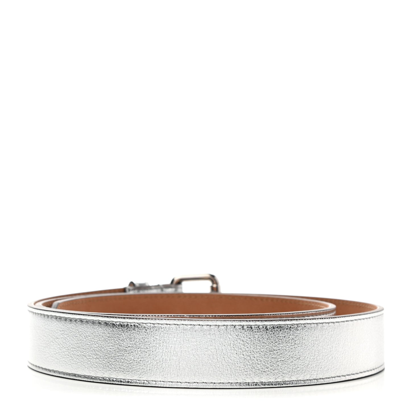 Vitello Catalan Mirror Multi Accessory Belt Argento
