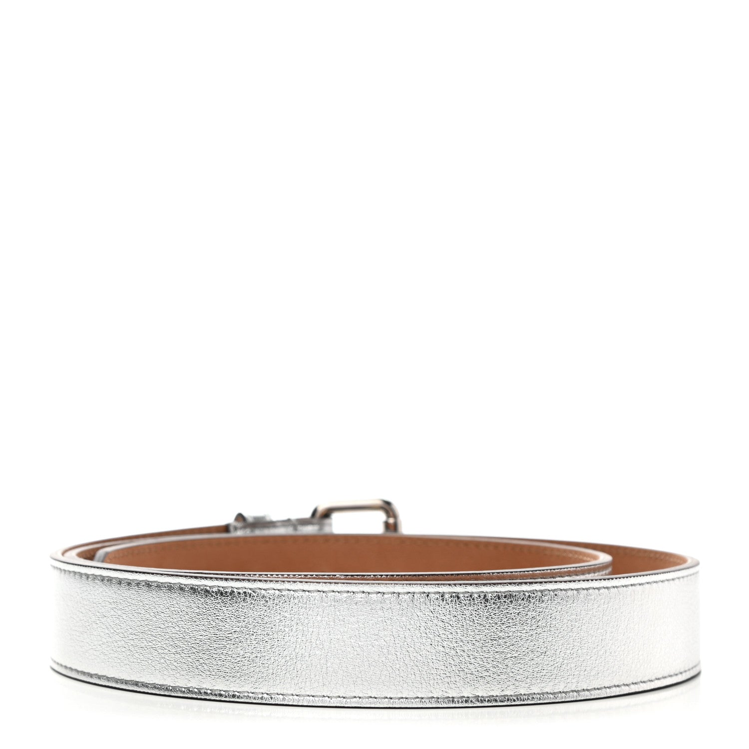 Fendi Vitello Catalan Mirror Multi Accessory Belt Argento 3 of 10