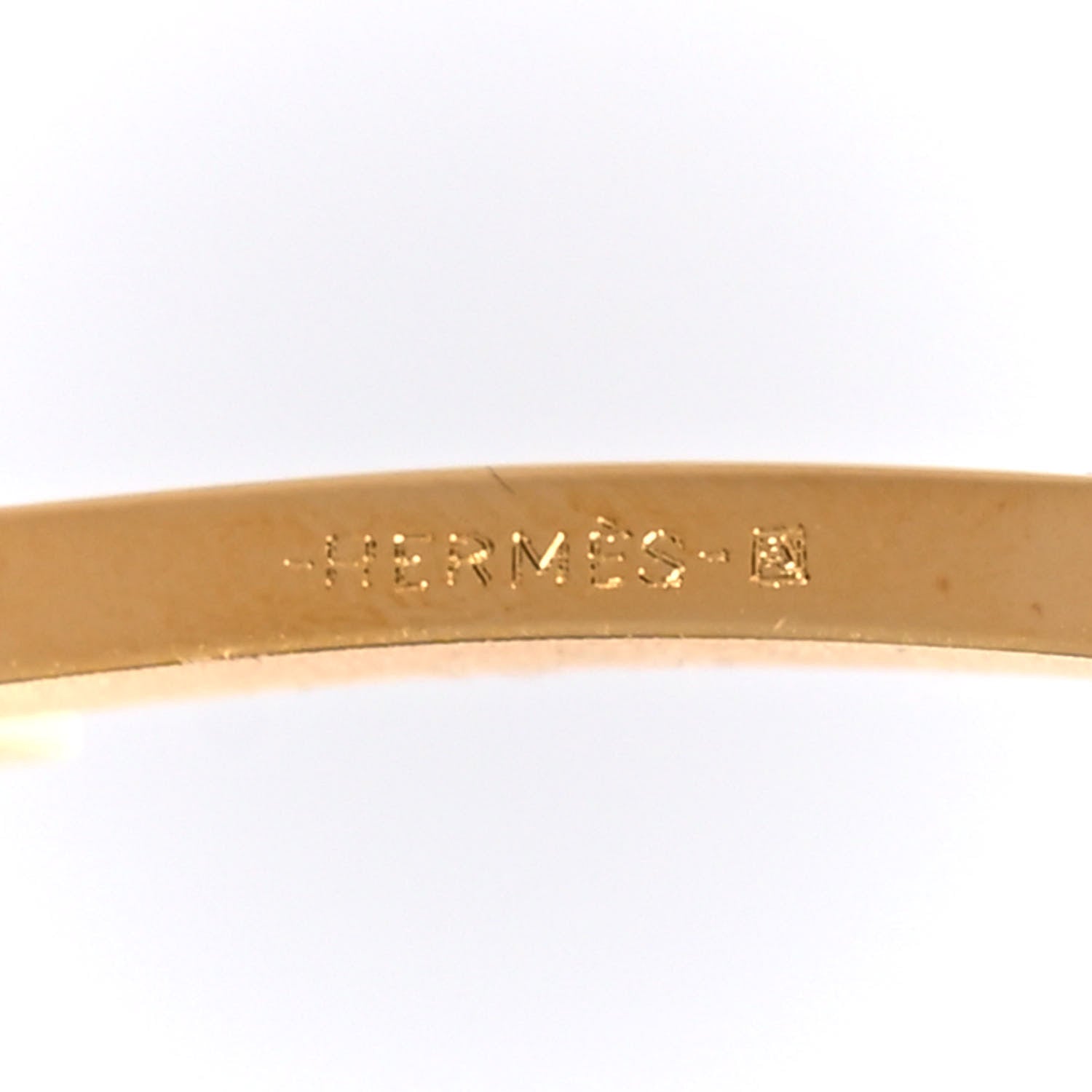 Hermes Swift Epsom 24mm Mini Constance H Belt 85 Capucine Gold 5 of 6