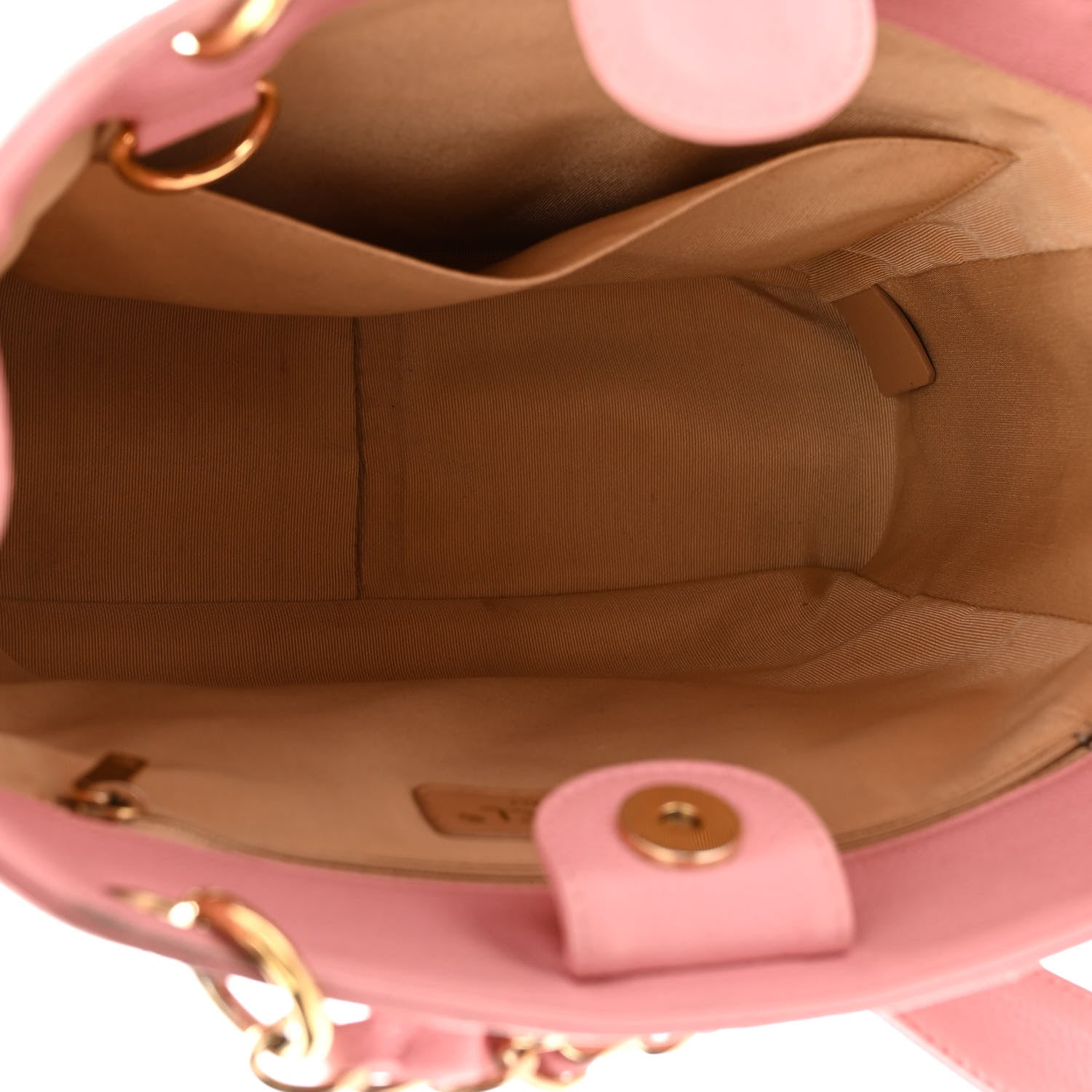 Chanel Caviar Quilted Petit Shopping Tote PST Pink 5 of 10