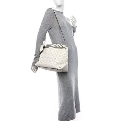 Louis Vuitton Mahina Beaubourg Hobo MM Snow 2 of 11