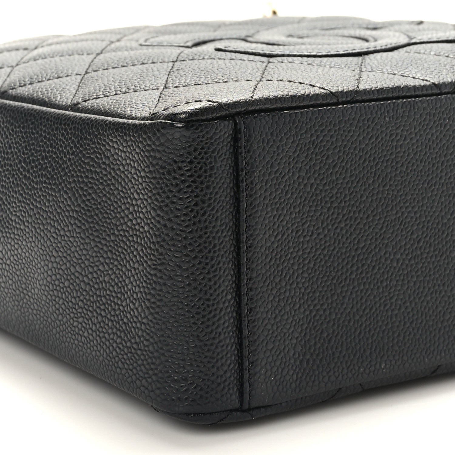 Chanel Caviar Quilted Petit Shopping Tote PST Black 8 of 10