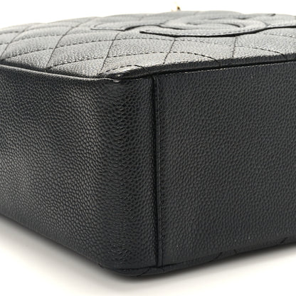 Chanel Caviar Quilted Petit Shopping Tote PST Black 8 of 10