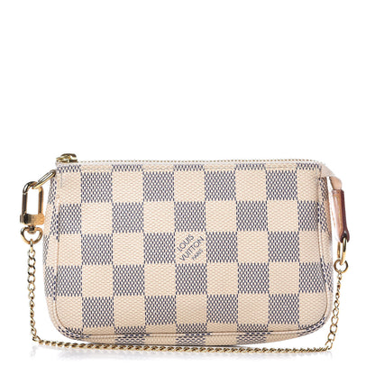 Louis Vuitton Damier Azur Mini Pochette Accessories 1 of 10