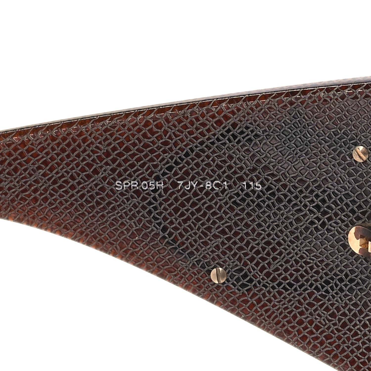 Prada Acetate Shield Sunglasses SPR05H Brown 5 of 6