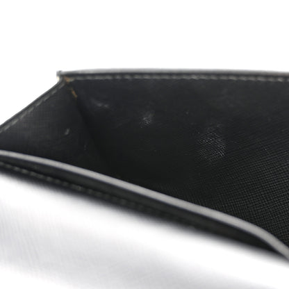 Prada Saffiano Triangle Logo Mermaid Print Mini Crossbody Bag Black 12 of 12